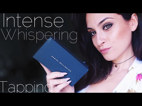 Intense Whispering and Tapping | Unboxing Daniel Wellington | ASMR Ita