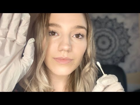 ASMR ROLEPLAY | Ear cleaning and hearing test |