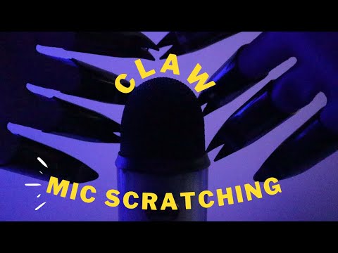 ASMR | Intense Brain and Scalp (Mic) Scratching with Claws for Headache Relief - No Talking
