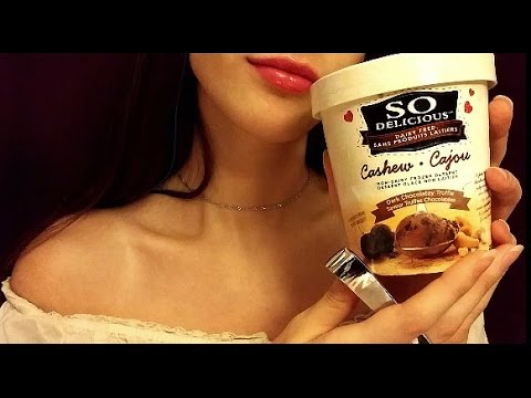 🍦ASMR Ice Cream Eating Sounds (No Talking) Vegan
