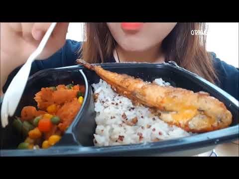 제육볶음 도시락 ASMR Stir-fried spicy pork Eating Sounds No talking Mukbang 이팅사운드 노토킹 고기먹방