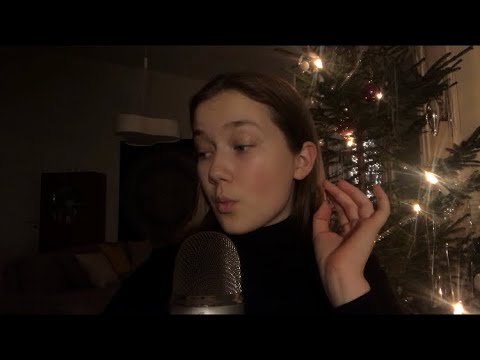 christmas asmr:) 🎄tapping sounds + talking to you