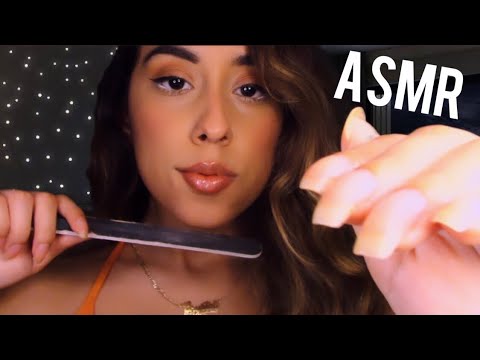 [ASMR] Relaxing Bare Nails Filing, Lotion Sounds, Fast Tapping/Scratching 💅🏼