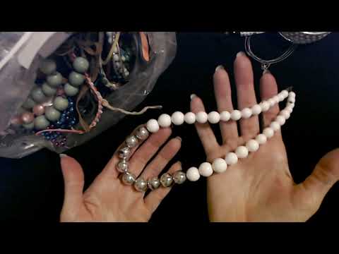 ASMR | Goodwill Jewelry Bag Show & Tell 12-27-2021 (Soft Spoken)