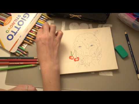 ★ASMR Drawing and Colouring with Catalan Whispers