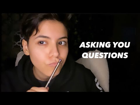 (ASMR) Asking You Questions [Writing sounds]