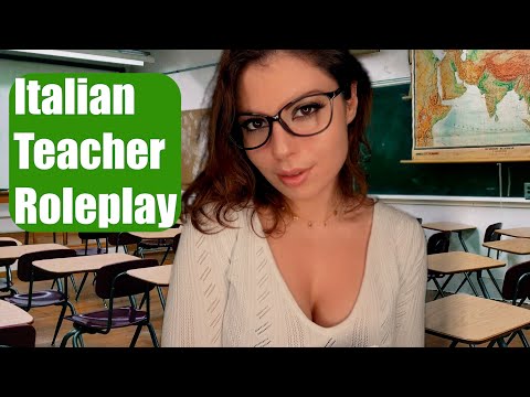 Asmr Italian Teacher Roleplay