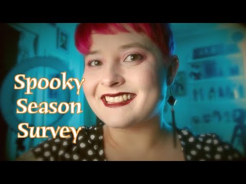 Spooky Season Survey [Soft Spoken] ASMR With Typing