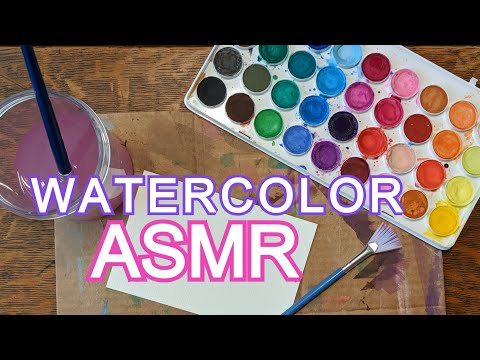 Watch Me Fail at Watercolor ASMR! Fall Asleep to Me Making an Atrocity 💖!