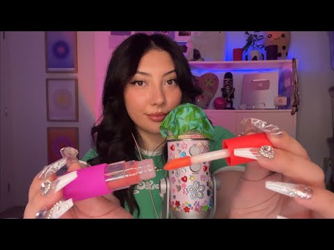 ASMR unpredictable fast asmr, doing your makeup, beeswax wraps, book tapping + more 🌸 | Maddy’s CV