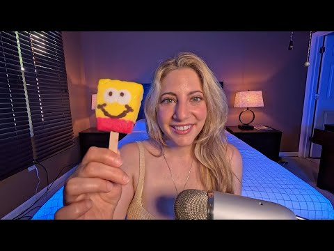 ASMR | Ice (Creamy) Wet and Dry Mouth Sounds 👄🍦