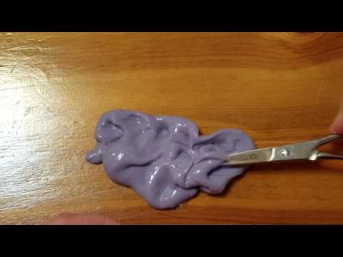 ASMR ~ Playing With Slime ~ Cutting, Squishing, Sticky Sounds