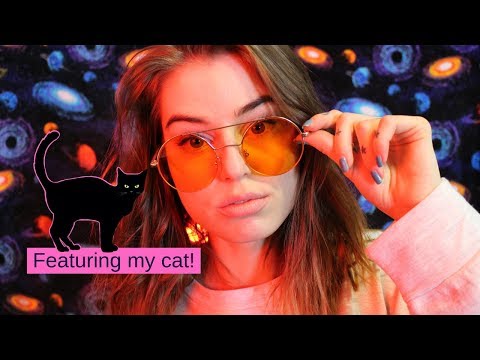 ASMR tapping on glass /glasses ft. Midnight