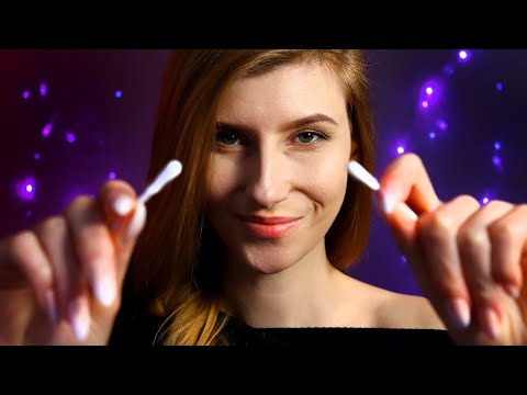 ASMR Ear Cleaning Q tips   Cotton Swab only ❤️ Tingly and Binaural