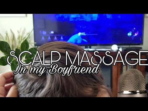 ASMR | Scalp Massage&Haircut On My BF 💑 *NO Talking*