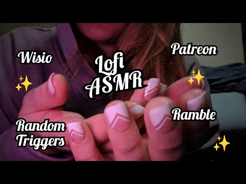 Lofi Whispering Ramble & Closeup Triggers (Patreon, Wisio Custom Videos update)