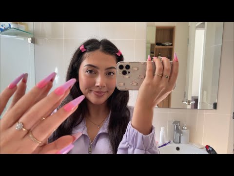ASMR lofi fast tapping on mirror and camera 💖 ~iPhone 12 pro max tapping~ | Whispered