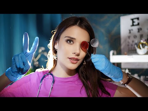 ASMR 💜 The MOST NEEDED Cranial Nerve Exam Experience - Doctor Roleplay Ear, Eye Exam