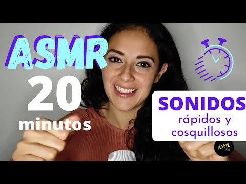 ASMR | 20 min. de SONIDOS COSQUILLOSOS rápidos y relajantes | ASMR Kat