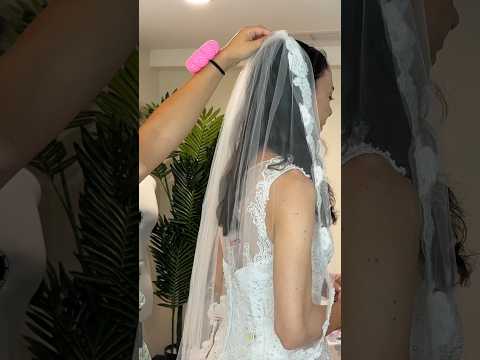 ASMR Seamstress Fixes Your Princess Wedding Dress 👰‍♀️ #asmr #asmrrealperson #asmrunintentional