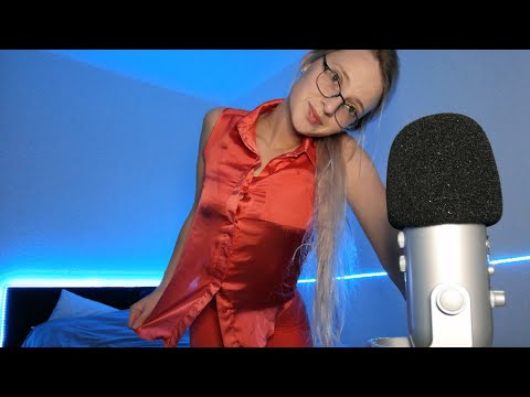 ASMR | Silk Shirt Scratching (Material/Fabric Sounds) (Exclusive Patreon Video)