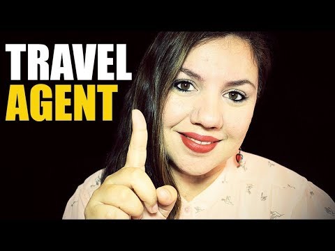 ASMR Travel Agent Role Play ( With Typing Sounds)