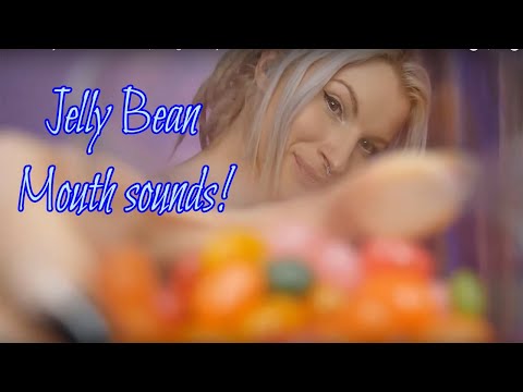 ASMR Jeally bean mouth sounds, eating to many beans!