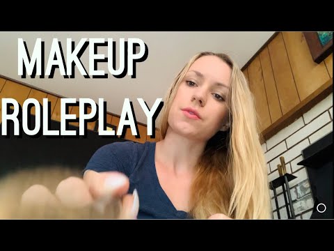 ASMR Makeup Roleplay Soft Spoken | Relaxing Makeup ASMR | Tapping On Makeup ASMR | Doing Your makeup