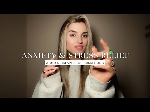 Reiki ASMR for Anxiety and Stress Relief Before Sleep With Affirmations
