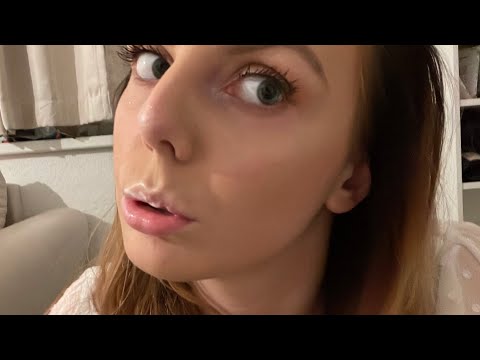 Asmr | we are finally on OF🎉 | ice licking | mouth sounds | kisses| personal attention