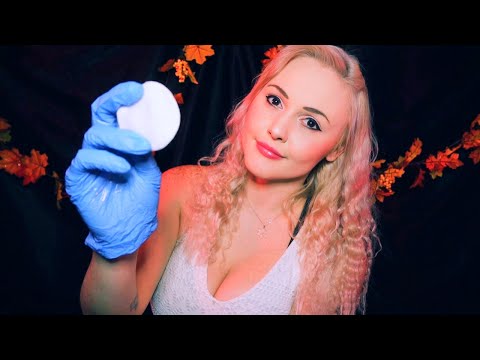 ASMR Detailed Face Exam, Mole Removal, Medical Exam Roleplay