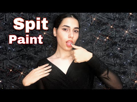 ASMR Spit Painting Your Face (intense mouth sounds)