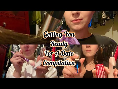 ASMR Getting You Ready For A Date 2+ Hour Compilation | Hair, Makeup, & Nails