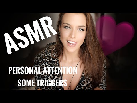 ASMR Gina Carla ❤️ Personal Attention! Some Triggers to Relax! Soft Whispering!