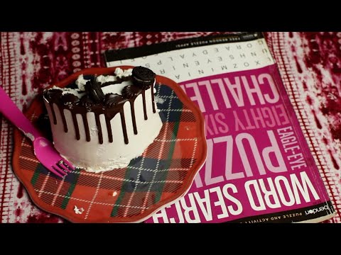 Birthday Oreo Ice Cream Cake ASMR Eating Sounds Word Search Off To Market
