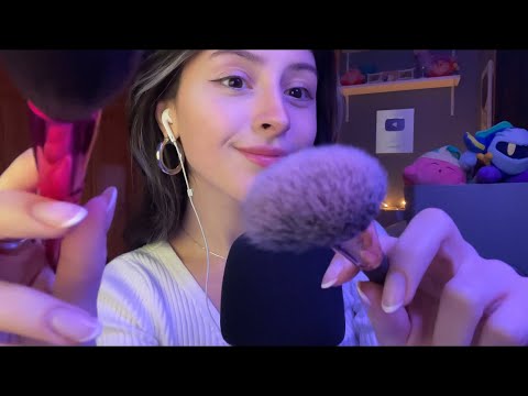 ASMR FAST GENTLE FACE ATTENTION to help you relax ☁️ in 4K ^_^