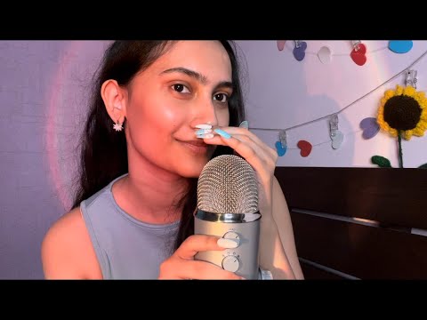 ASMR Mouth Sounds & Hand Movements with some Camera Tapping & Rambling