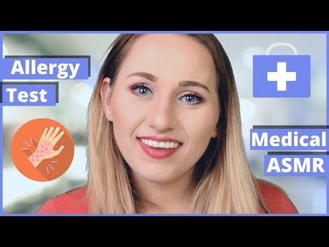 Allergy Test ASMR || Medical ASMR || Close Up