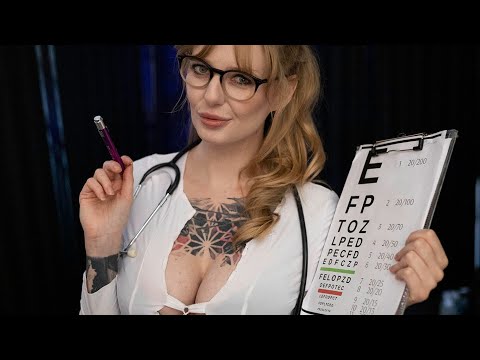 ASMR Flirty Doctor Asks You Out - medical roleplay, yearly check up