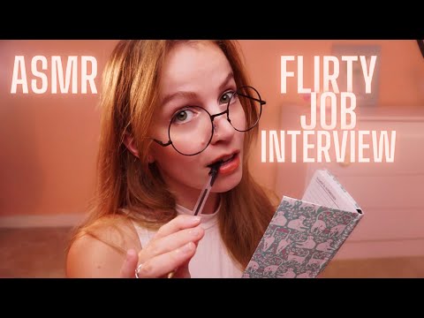 ASMR FLIRTY JOB INTERVIEW [asmr roleplay]