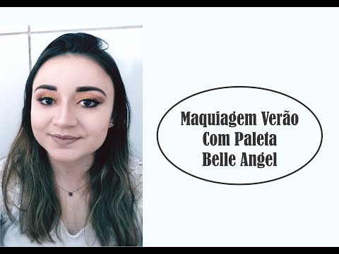 MAQUIAGEM VERÃO COM PALETA BELLE ANGEL