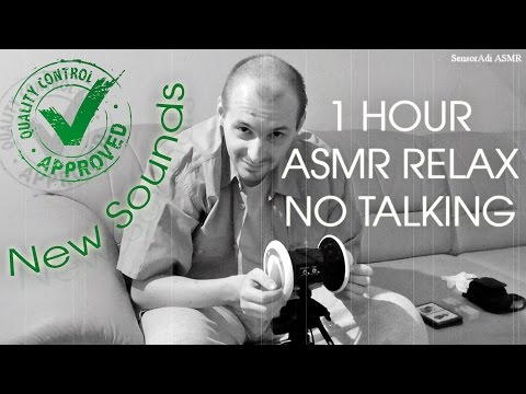 1 Hour Binaural ASMR *New Sounds* No Talking for Relaxation and Sleep