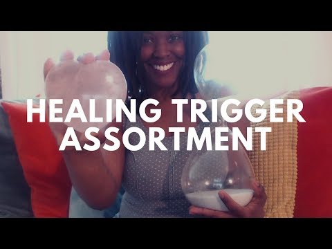 |ASMR| Tapping & Whispered Trigger Assortment | Element & Crystal Healing