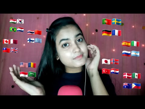 ASMR "Experience" in 35 + Different Languages with Inaudible Mouth Sounds