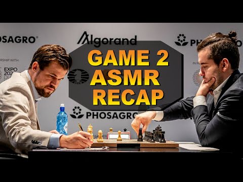 Magnus Called this Game "atypical" ♔ Carlsen vs. Nepo Game 2 ♔ World Chess Championship 2021 ♔ ASMR