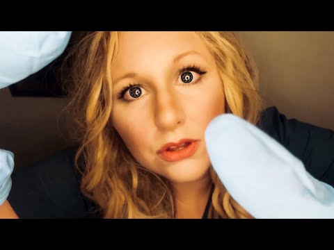 ASMR Glove Testing on Face Roleplay
