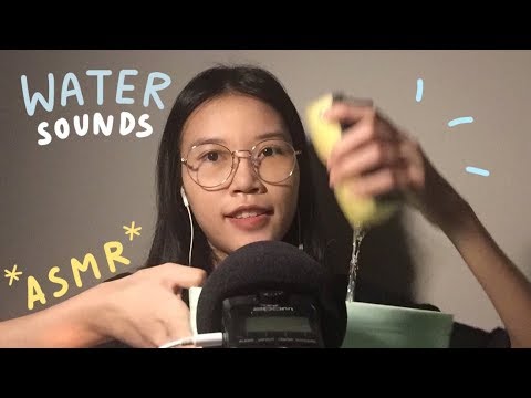ASMR Water Sounds 💦 (Binaural)  เสียงน้ำฟังเพลินๆ