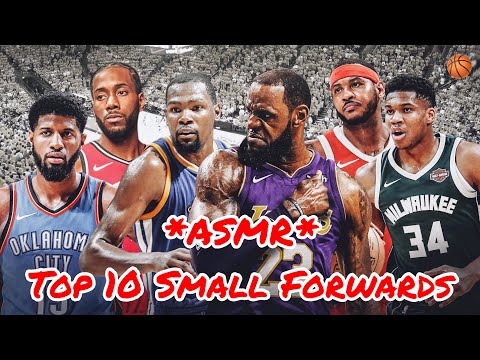 *ASMR* Top 10 Small Forwards In The NBA 🏀 (Whispering, Writing Sounds, Tapping)