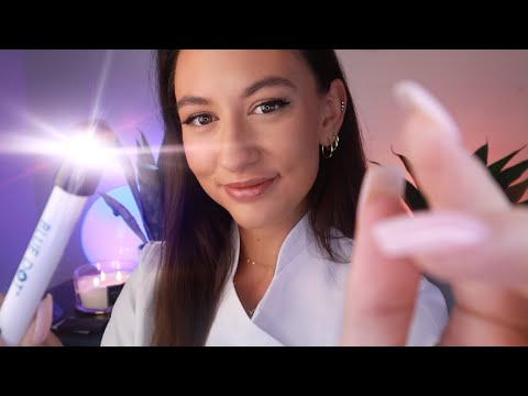 ASMR Super RELAXING Cranial Nerve Exam RP 👀 eye, ear, hearing exam & personal attention triggers