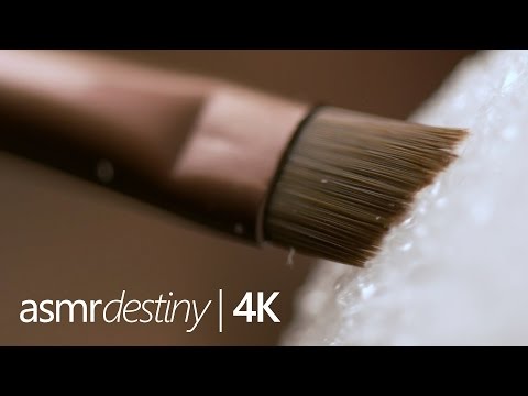 ASMR | Super MACRO Tingles - Crinkles, Hair Brushing & Sand! (4K)